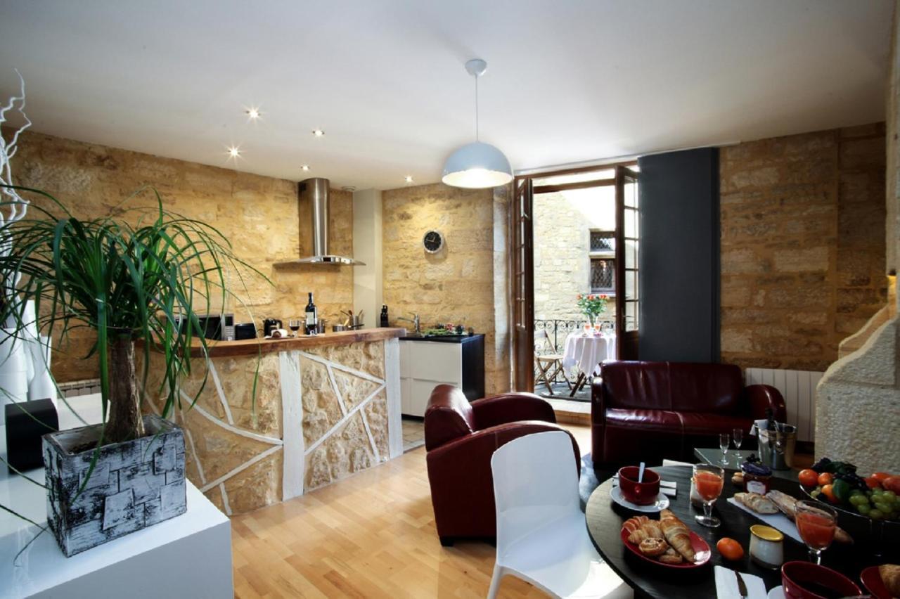 In Sarlat Luxury Rentals, Medieval Center - Maison Fenelon Exterior foto